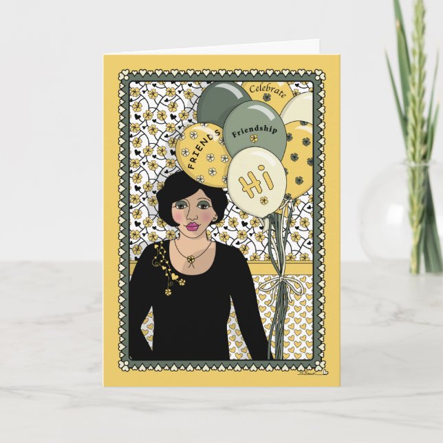 Celebrate Friendship_C_Greeting Karte (Vorderseite)