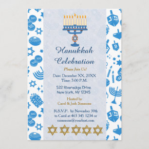 Celebrate Hanukkah Einladungen