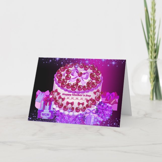 Celebrate Happy Mother's Day Card Karte (Vorderseite)