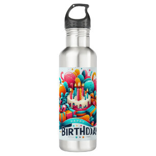 Celebrate Hydration in Style Edelstahlflasche