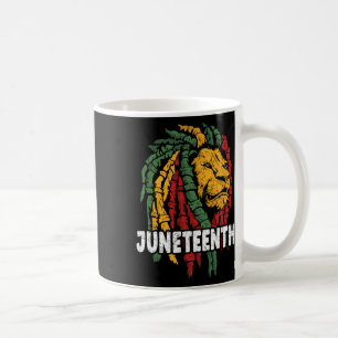 Celebrate Juneteenth Lion African American Freedom Kaffeetasse