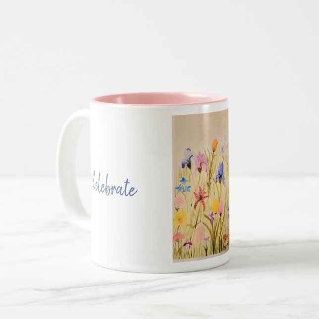 Celebrate Kindness Tasse (Vorderseite Links)