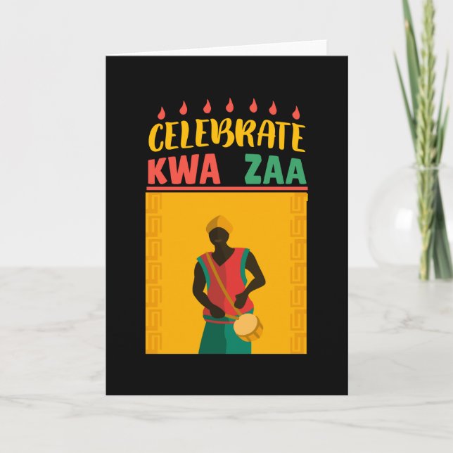 Celebrate Kwanzaa Karte (Vorderseite)