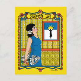 Celebrate Life_B_ Postcard Postkarte