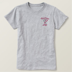 Celebrate Life Besticktes T-Shirt