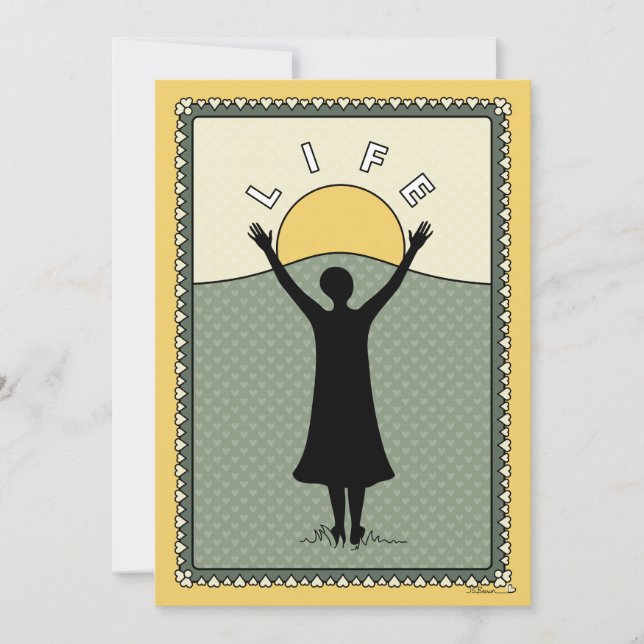 Celebrate Life_C_Flat Card 5"x7" Ankündigung (Vorderseite)