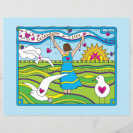 Celebrate Life_Flat Paper Sheet 11"x8,5"