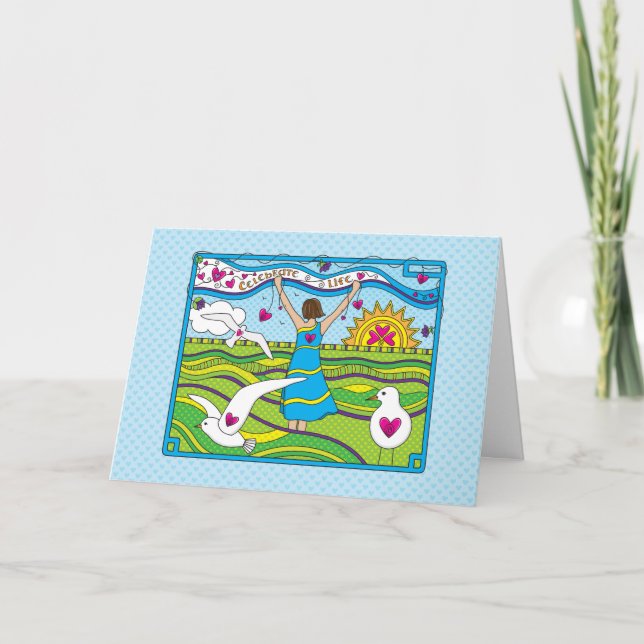 Celebrate Life Karte (Vorderseite)