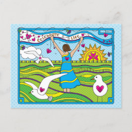 Celebrate Life_ Postkarte
