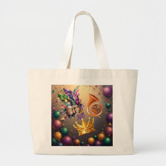 Celebrate Mardie Gras by Sommer Hamilton Jumbo Stoffbeutel
