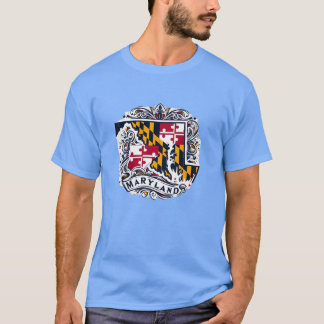 Celebrate Maryland Spirit Einzigartiges State Flag T-Shirt
