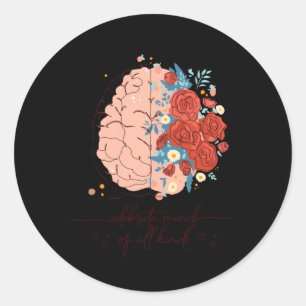 Celebrate Minds aller Art Aufkleber