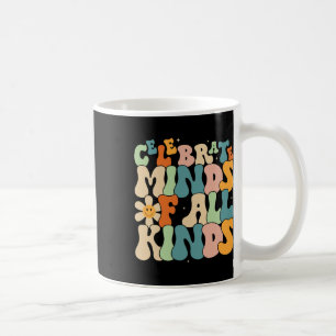 Celebrate Minds aller Art von Autismus im Bereich Kaffeetasse