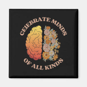 Celebrate Minds aller Arten von Autismus in der Ne Magnet