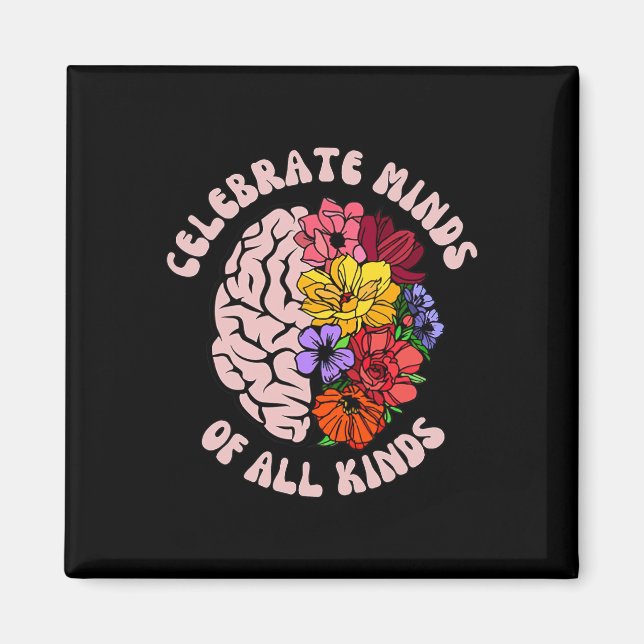 Celebrate Minds aller Arten von Autismus in der Ne Magnet (Vorne)