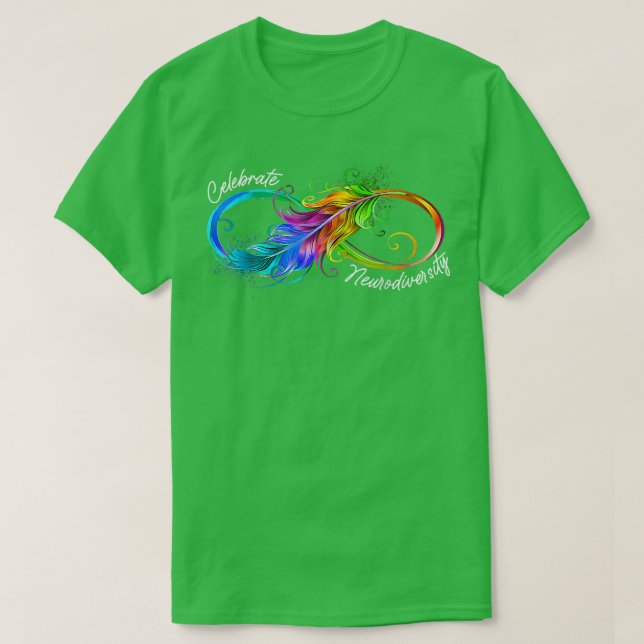 Celebrate Neurodiversity ADHD Wertschätzung T-Shirt (Design vorne)