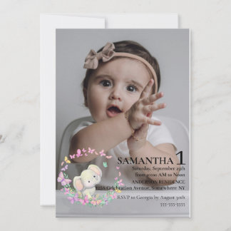  Celebrate Our Baby Girl’s 1st Birthday Einladung