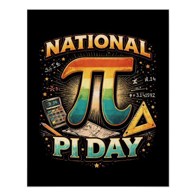 Celebrate Pi Poster (Vorderseite)
