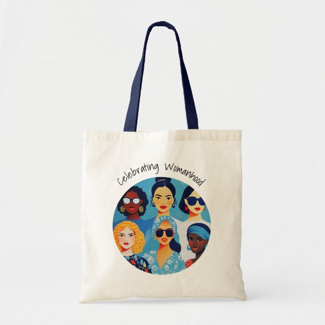 Celebrate Powerful Women | Freunde | für sie Tragetasche (Vorne)
