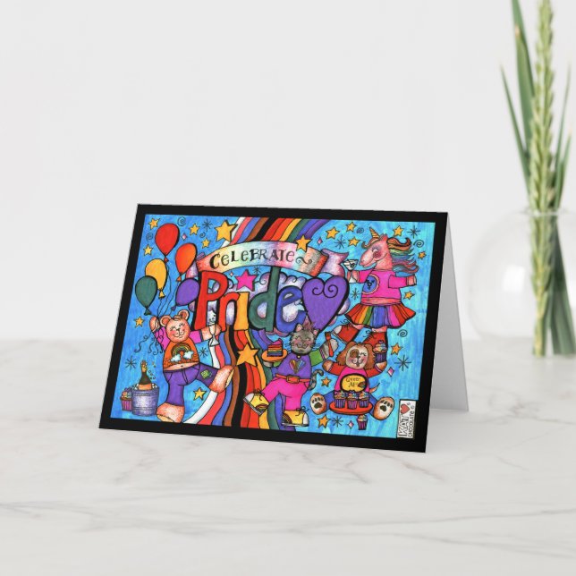 Celebrate Pride Card Karte (Vorderseite)