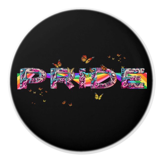 Celebrate Pride Keramik Pull Keramikknauf (Vorderseite)
