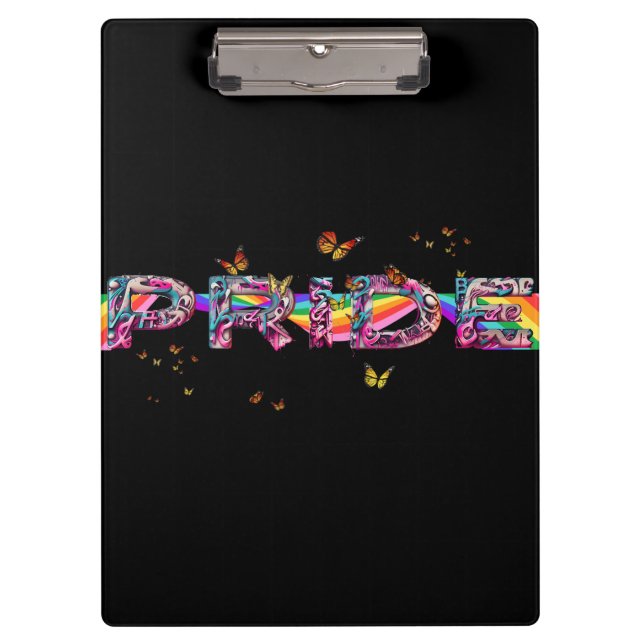 Celebrate Pride Klemmbrett (Vorderseite)