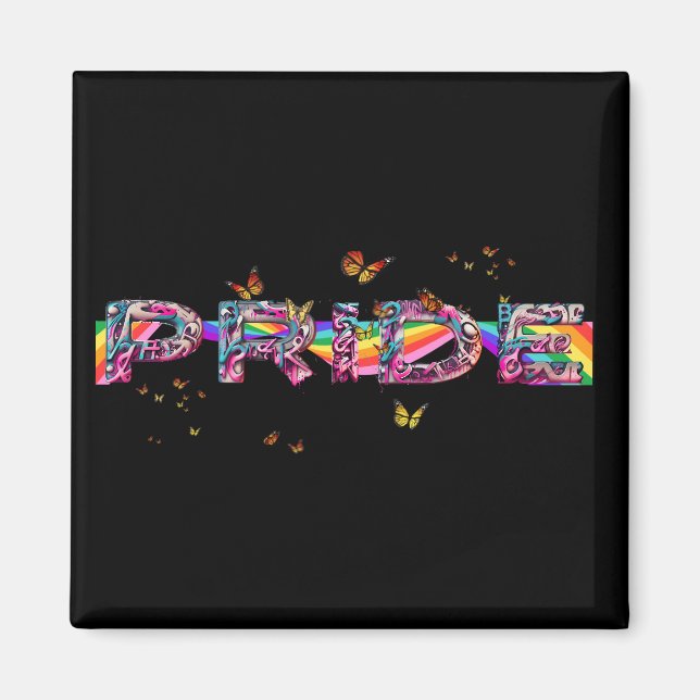 Celebrate Pride Magnet (Vorne)