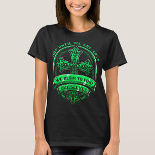 Celebrate Recovery Christian Cross Quote Apparel T-Shirt