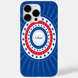 Celebrate Red, White und Blue Stars iPhone 16 Hülle