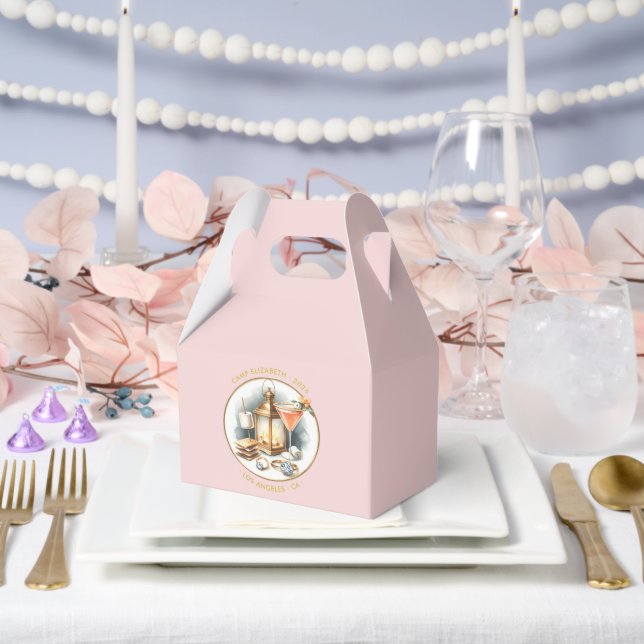 Celebrate S'more Camp Bride Bachelorette Wochenend Geschenkschachtel (Hochzeit)