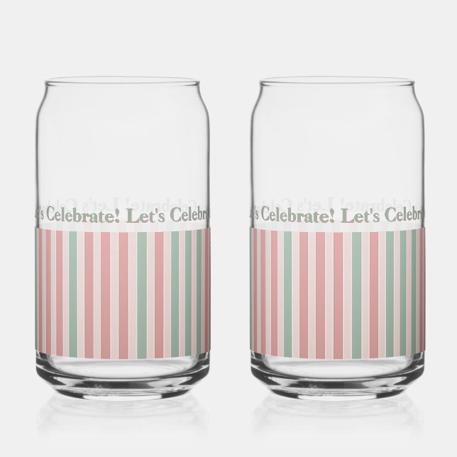 Celebrate Soda Glass Dosenglas (Vorderseite)