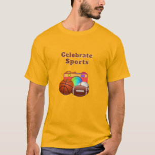 Celebrate Sports Gold T-Shirt