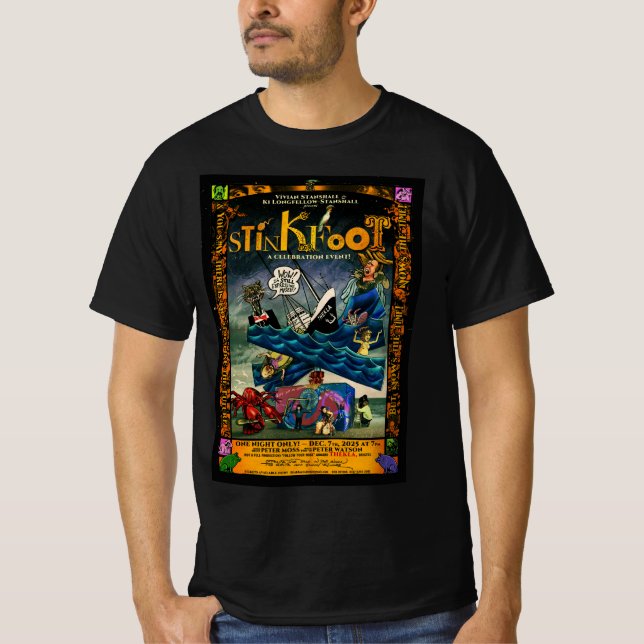 Celebrate Stinkfoot's 40. T - Shirt 2025 (Vorderseite)