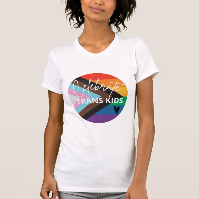 Celebrate Trans Kids Women's Tshirt (Vorderseite)