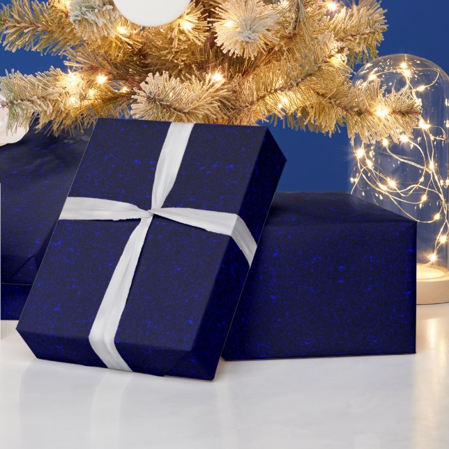 Celebrate und Party Blue Glitzer Geschenkpapier (Feiertage)