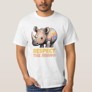 Celebrate Wildlife on Rhino Art T-Shirt