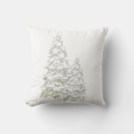 Celebrate Winter Snowy Tree Kopfkissen Kissen