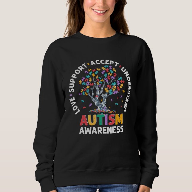 Celebrate Your Niece or Nephew with Our Autism Awa Sweatshirt (Vorderseite)