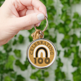 Celebrating 100 Typography Schlüsselanhänger