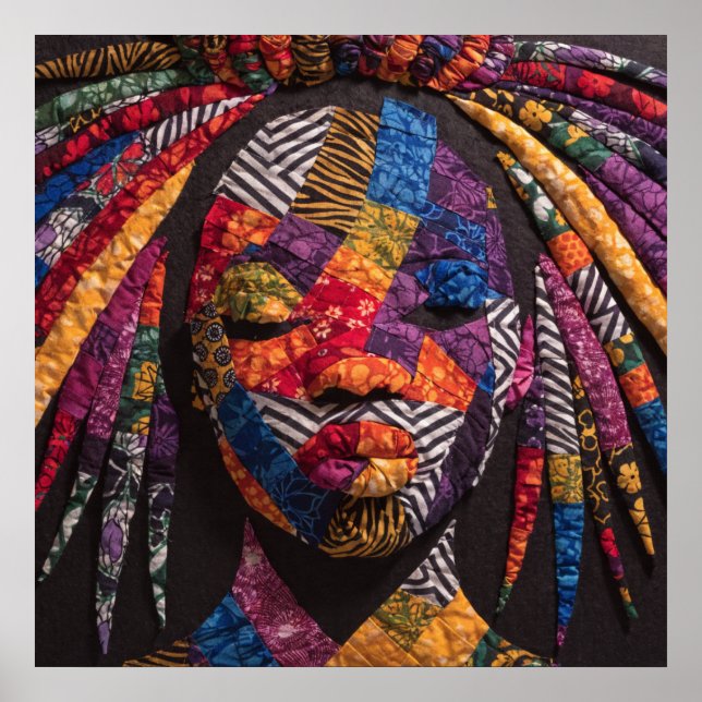 Celebrating Colorful Black Women Poster (Vorne)