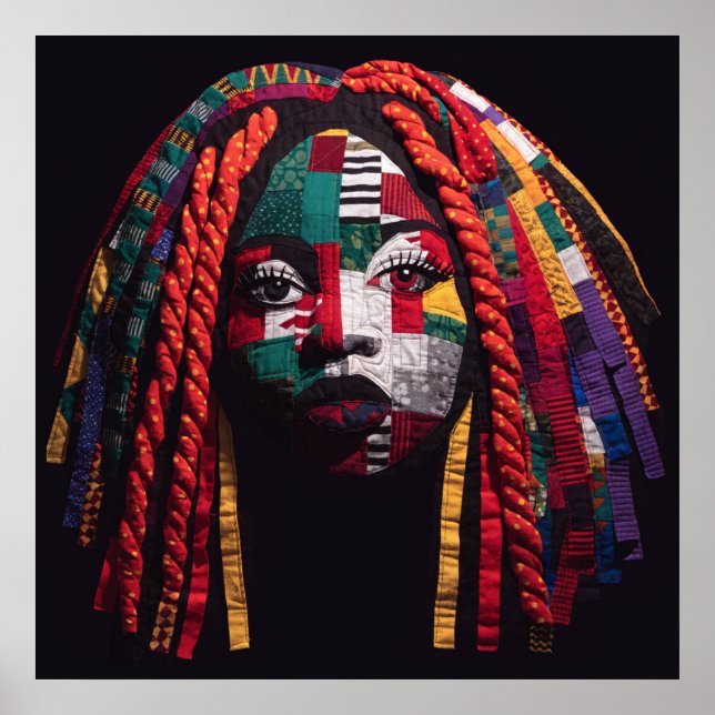 Celebrating Colorful Black Women Poster (Vorne)