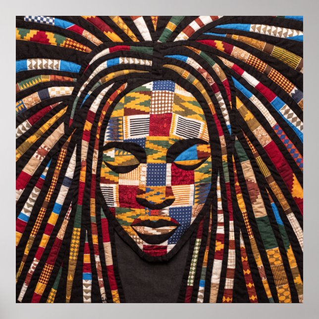 Celebrating Colorful Black Women Poster (Vorne)