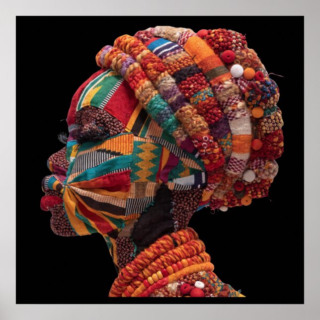 Celebrating Colorful Black Women Poster (Vorne)