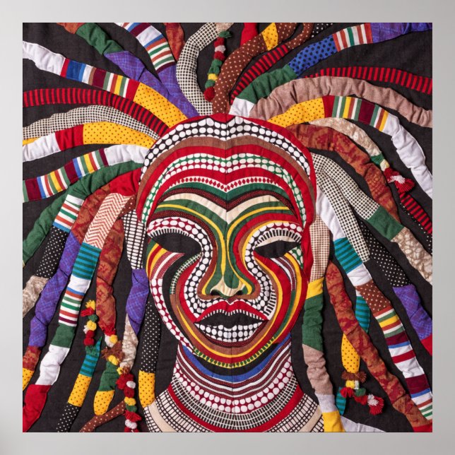 Celebrating Colorful Black Women Poster (Devant)