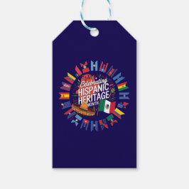 Celebrating Flags Hispanic Heritage Month  Geschenkanhänger