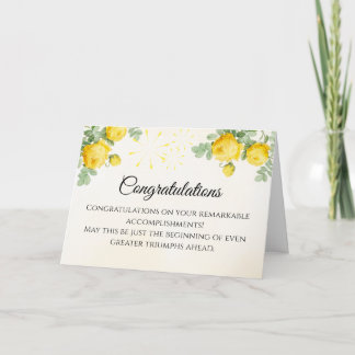 Celebrating Your Remarkable Achievements Karte