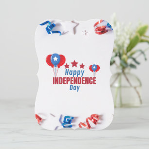 #CelebratingHsppyIndependenceDayFlatHolidayCard Feiertagskarte