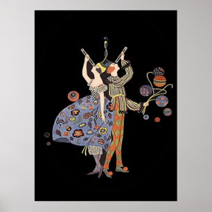 Célébration Art déco de couple