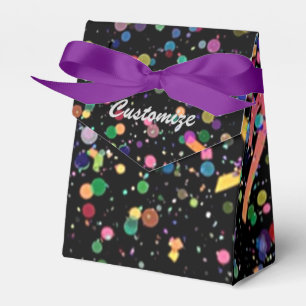 Celebration Confetti Muster Gefälligkeitsbox Geschenkschachtel