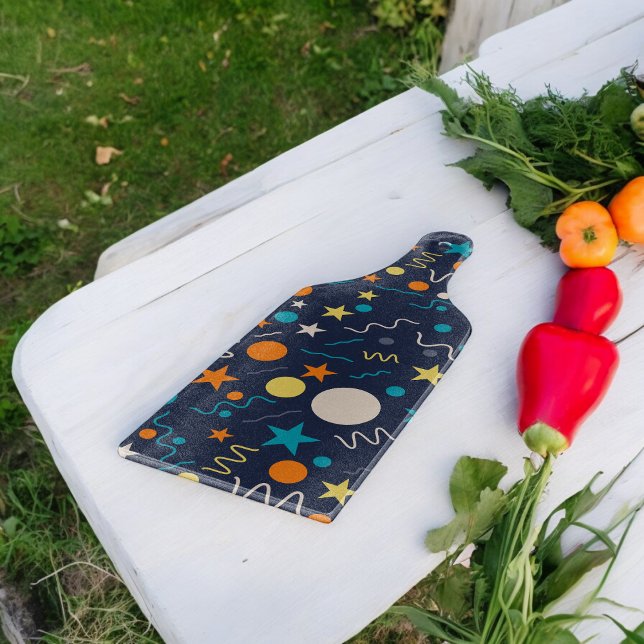 Celebration Confetti Shapes Schneidebrett (Chopping Board)